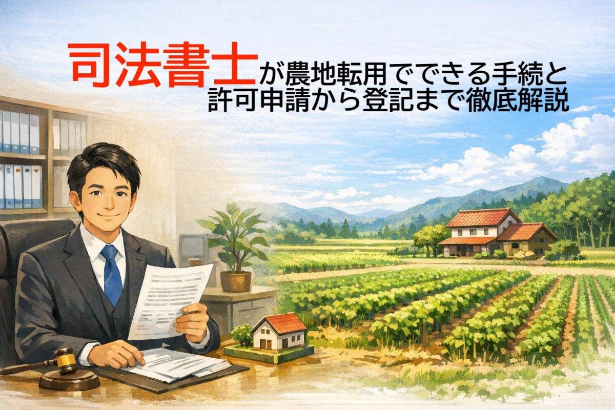 司法書士が農地転用でできる手続と許可申請から登記まで徹底解説