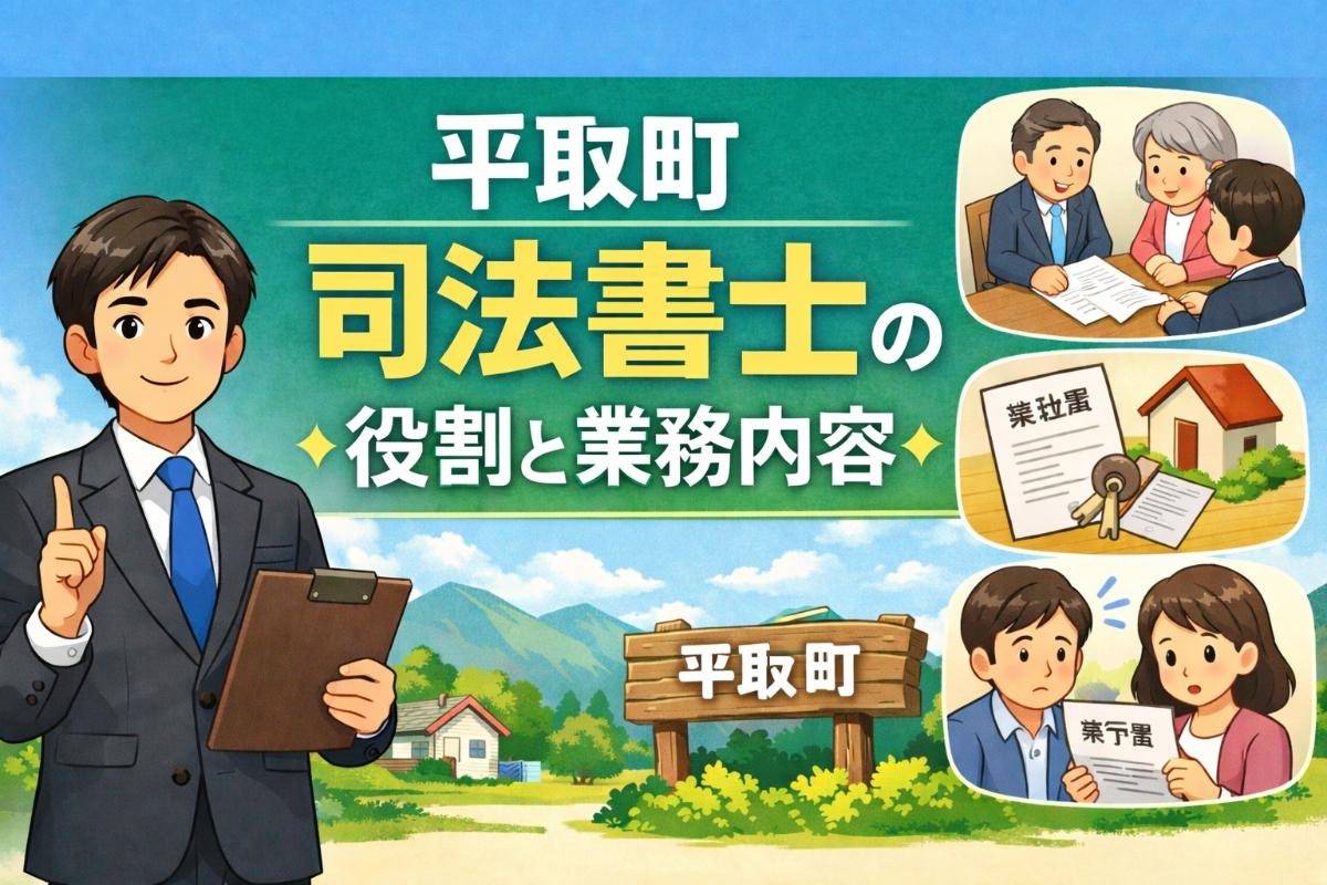 平取町における司法書士の役割と業務内容ガイド｜相続・登記・債務整理などを解説