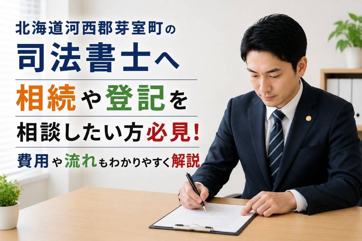 北海道河西郡芽室町の司法書士へ相続や登記を相談したい方必見！費用や流れもわかりやすく解説